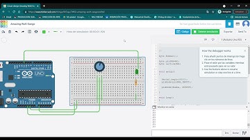 Control de bomba por sensor de humedad-Arduino (potenciómetro en Tinkercad)