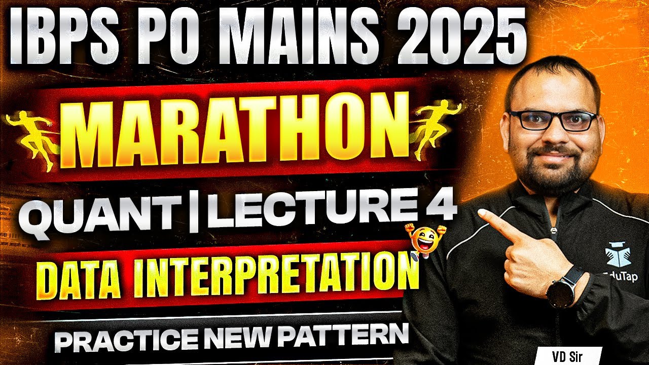 IBPS PO Quant Marathon 2025 | IBPS PO Mains Quant Data Interpretation ...