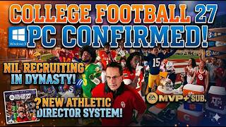 College Football 27 PC Release CONFIRMED?! Huge NIL & Dynasty Leaks!
