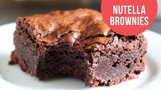 LEGENDARY Nutella Brownies