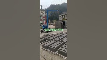 easy operation cement brick clamp to stack blocks