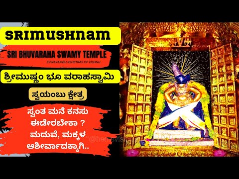 SRIMUSHNAM SRI BHUVARAHA SWAMY TEMPLE |  Swayambu Kshetram