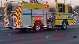 CCFD Engine 17 & 2x LVMPD Responding Code 3!!