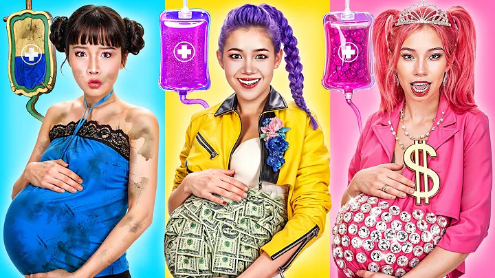 KPop Demon Hunters IRL: Huntrix Pregnant! Poor vs Rich vs Giga Rich Huntrix in Hospital