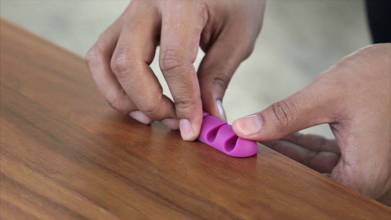 Bluelounge CableDrop Multi - self-adhesive, multi-cable clip that keeps charging cables anchored