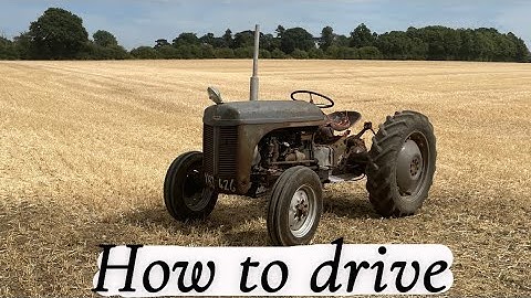 How to drive Ferguson TED20