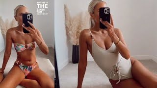 ZARA HAUL New in Summer JULY | Bikini Try On Haul BTS #maarya #bikini #top #bts