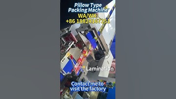 Automatic Pillow Bag Wrapping Machine For Packing Tape Pouch Packaging