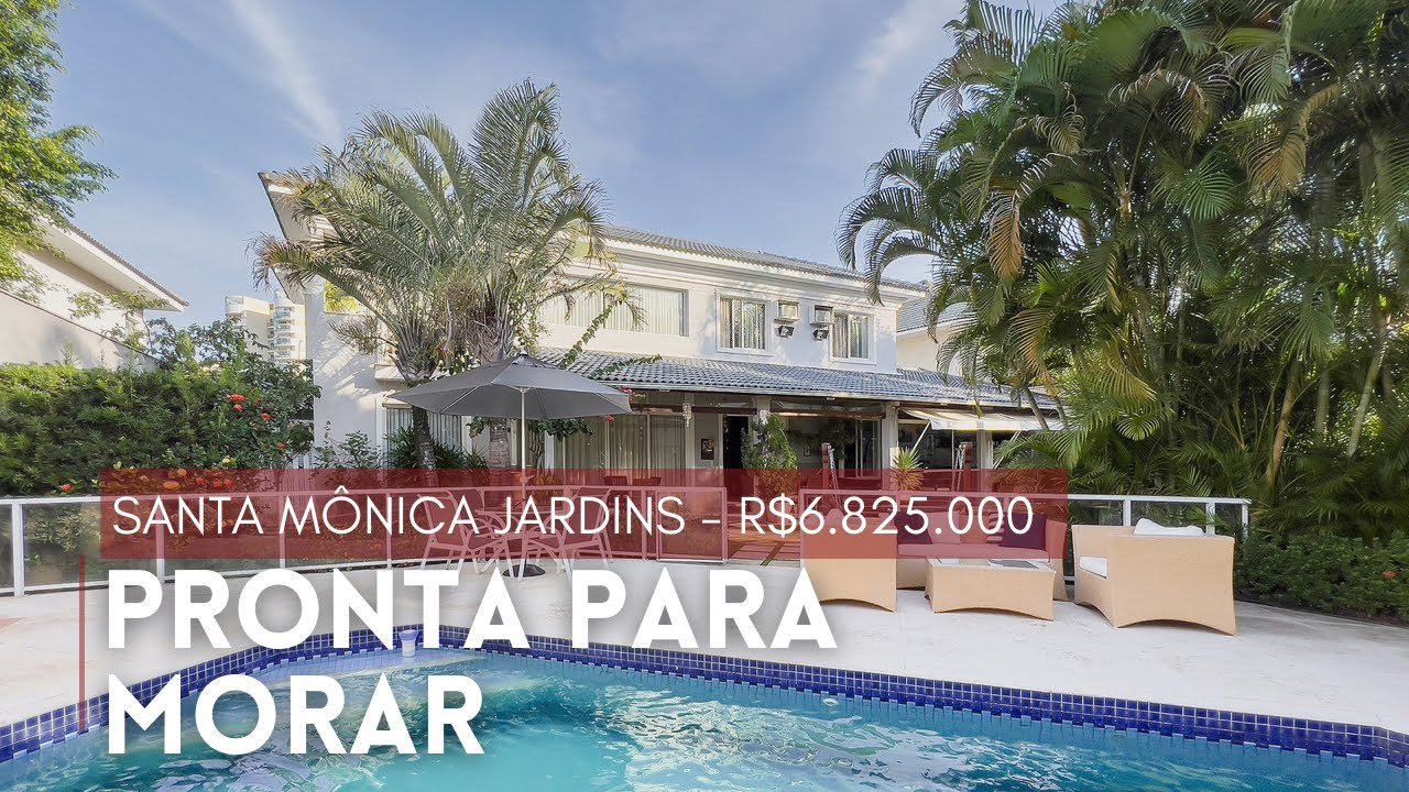 CASA DUPLEX COM 5 SUÍTES E 800 M² NO SANTA MÔNICA JARDINS - BARRA DA TIJUCA | PRÁTICA CONSULTORIA