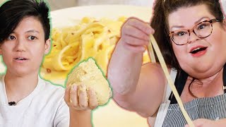 Kristin And Jen Compete To Make The Best Pasta | Kitchen And Jorn