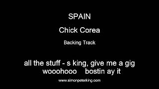 Spain - Chick Corea BACKING TRACK
