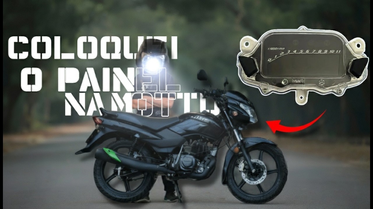 Coloquei O Painel Da 160  Na Motuzinha e Fiz  Funcionar