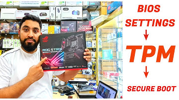 Asus Rog Strix B550-F Gaming BIOS TPM & Secure Boot For Windows 11