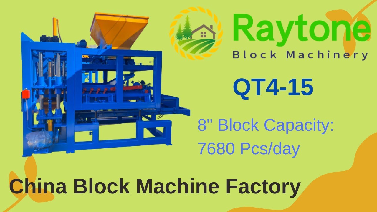 China Raytone QT4 15 Automatic Brick Machine for sale