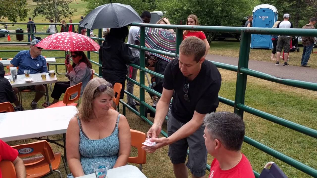 Steven Anthony does walk around magic for Mayor Bob Sweet 2