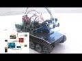 Arduino робот на гусеничном шасси + скетч