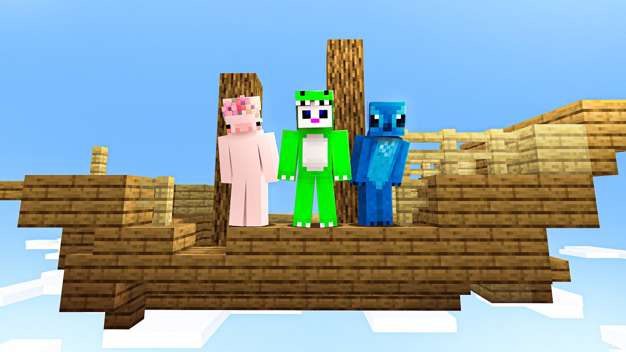 Nos Pasamos Minecraft pero SOLO hay Barcos Hundidos