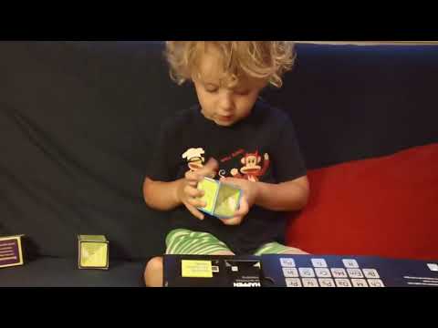 3-Year Old Luke Demonstrates the 3 Pop-Up Cube Mailer Image