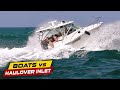 BOAT TAKES A BEATING AT HAULOVER INLET! | Boats vs Haulover Inlet