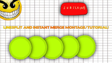 *LINESPLIT* AND *INSTANT MERGE* MONTAGE/TUTORIAL!