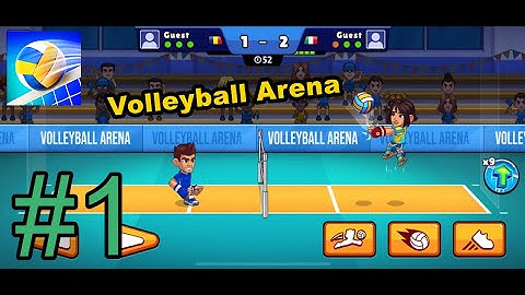 Volleyball Arena - Gameplay Walkthrough Part 1 - Tutorial (Android, iOS)