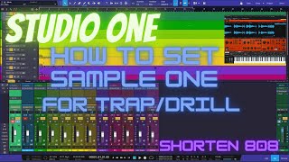 Studio One Quick Guide : How to Set Sample One for Trap Drums
