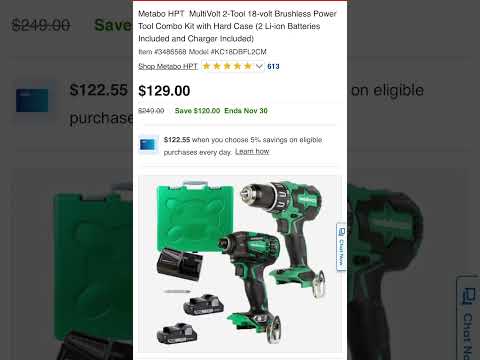 $120 off Metabo