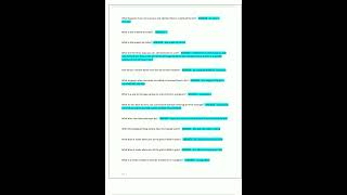 AP Computer Science Principles FinalAP Practice Questions with Correct Verified Answers Latest Upda