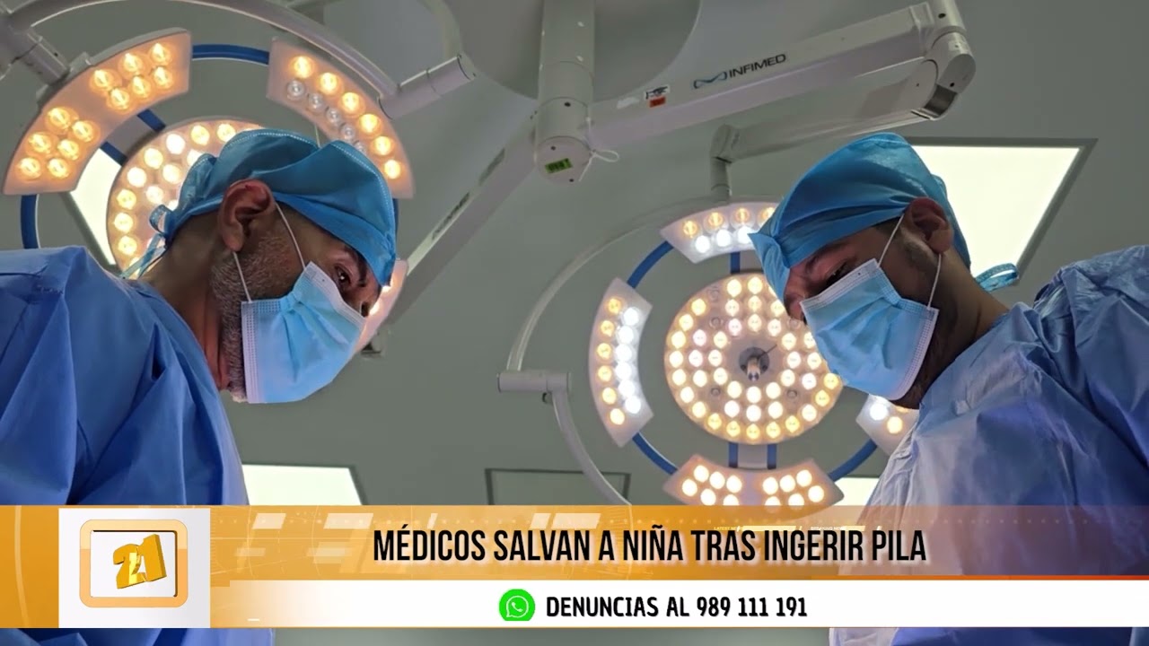 Salvan a niña tras ingerir pila en hospital Sabogal