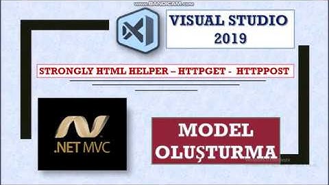 MVC - MODEL ile CLASS