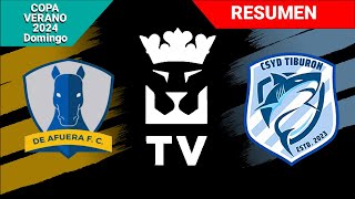 De Afuera FC 3 (3) - (4) 3 CSyD Tiburón | Resumen