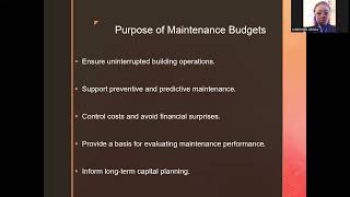 Maintenance Budgets, SLAs & Asset Management