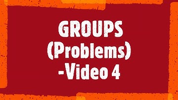 MAT203#GROUPS(RPOBLEMS)-VIDEO 4#S3 DMS #ALGEBRAIC STRUCTURES# DISCRETE MATHEMATICAL STRUCTURES