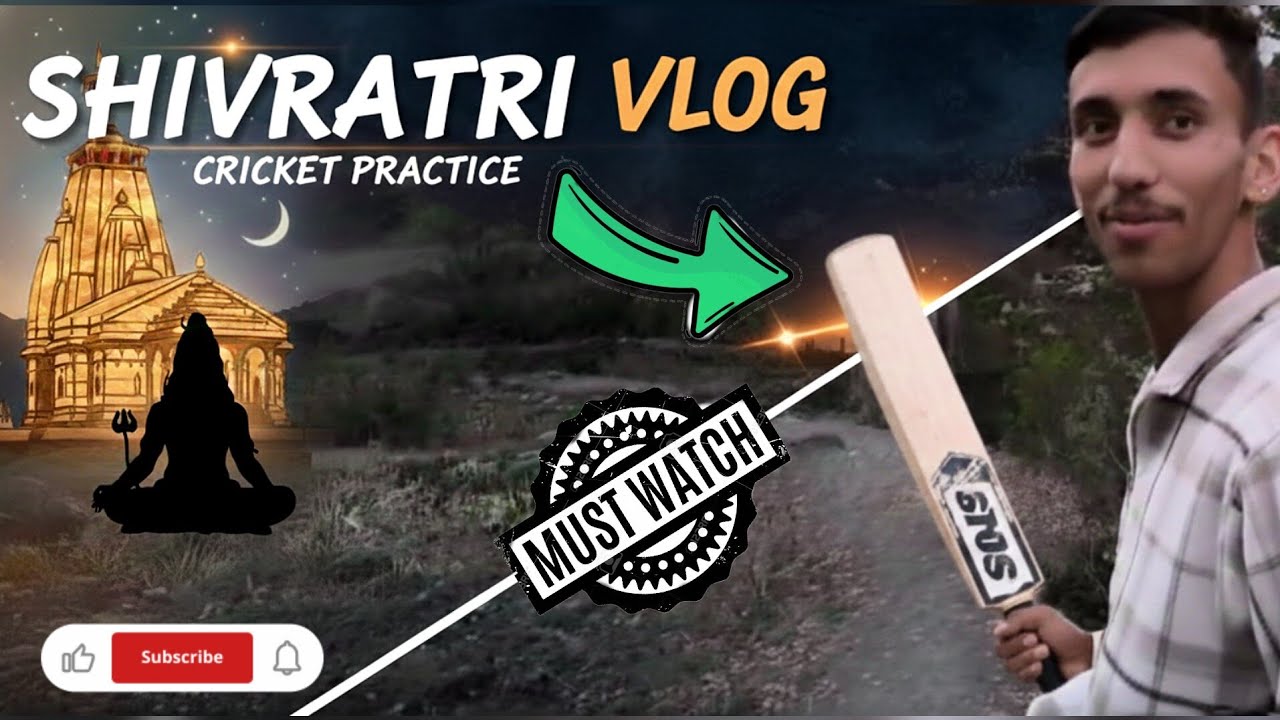 Cricket Practice Vlog and Celebrating Shivratri Festival|| Explore Wiith Saksham.