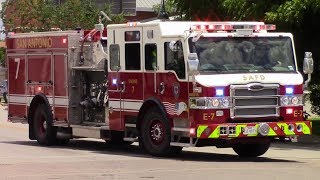 San Antonio Fire Dept. Engine 7 Responding