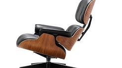 Black Leather Eames Chair Live Wire Media