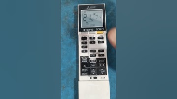 Mitsubishi AC remote.#acremote