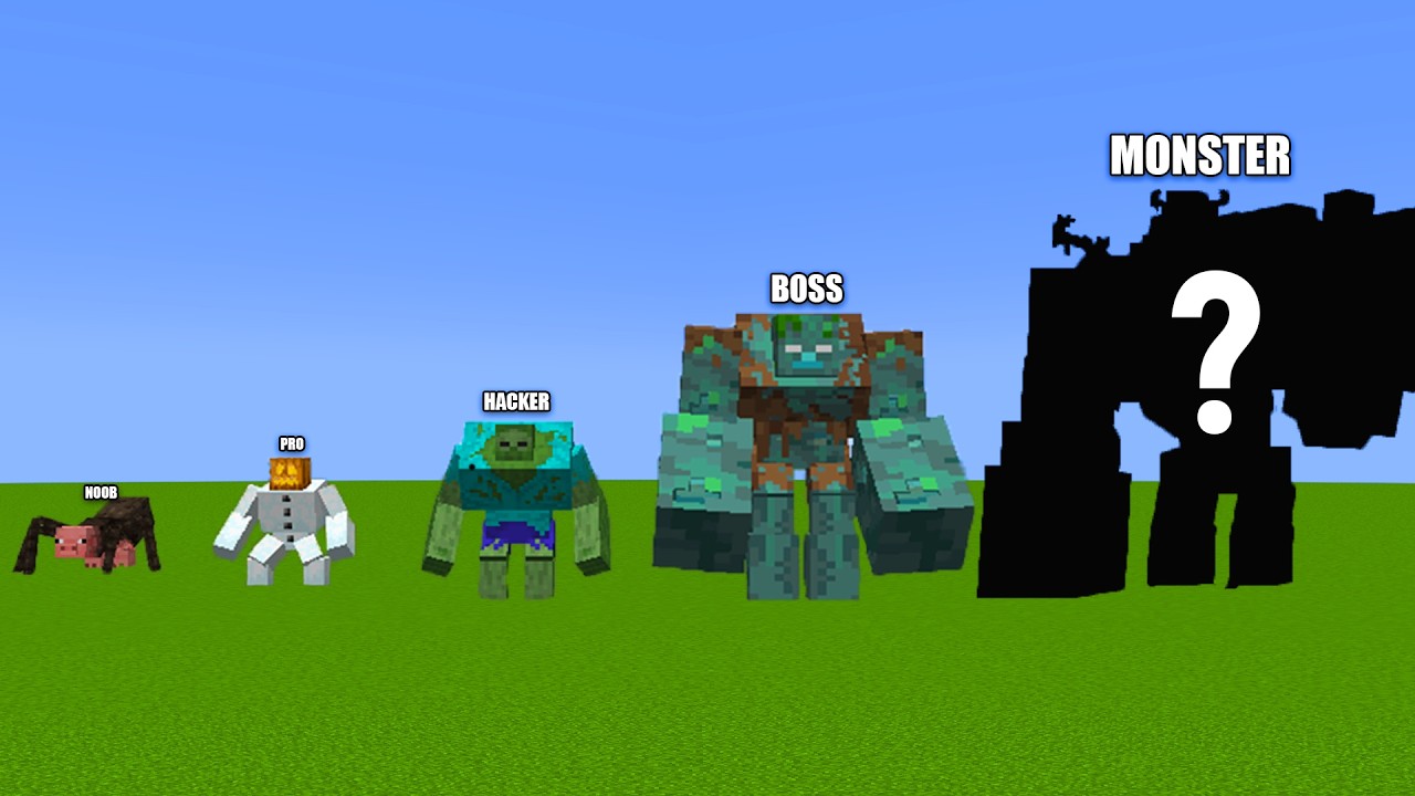 MINECRAFT EVOLUTION OF ALL MUTANT MOBS (Showcase & Battle)