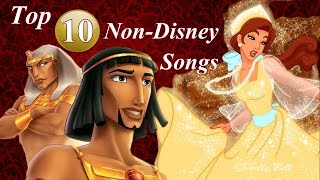 Top 10 Best Non-Disney Songs {of all time}