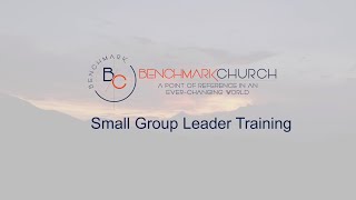 Small Group Training Part 1