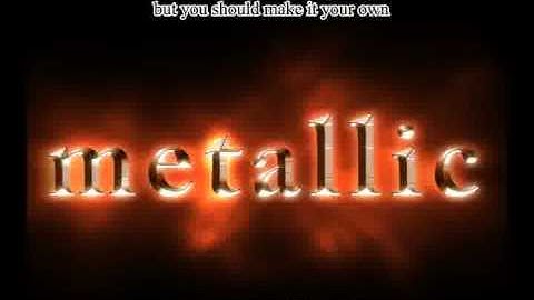 Photoshop Metallic text effects