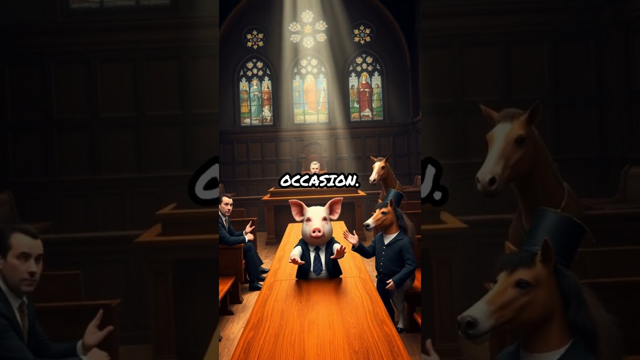 Animals on Trial: Medieval Courtrooms Sentenced Pigs to Death!