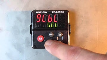 PYRADIA - Support technique - WATLOW - Comment changer les unités de temp de ºF en ºC.