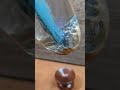 #flintknapping #epoxyresin point in epoxy resin Bopper trophy case