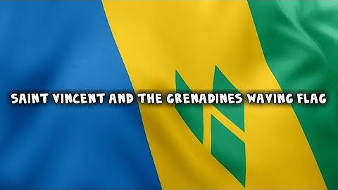 🇻🇨 Saint Vincent and the Grenadines Country Flag Animation | Full HD | 10 Hours