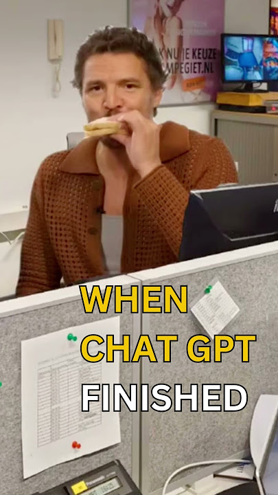 When Chat GPT Finished Your Work But You Can't Leave Until 5PM #AI #Memes #pedropascal