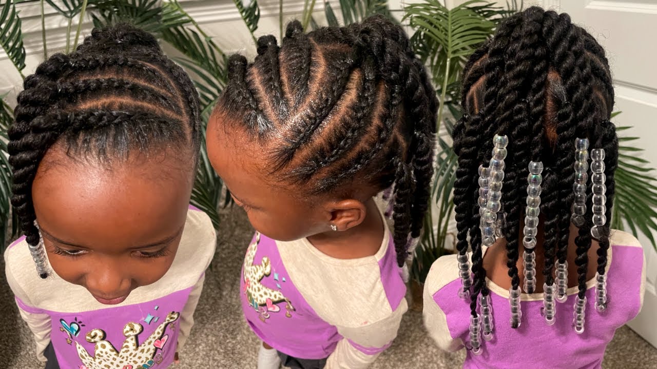 Black Hair Style for Little Girls Using Extension Cornrow Braids: Perfect  for School - HubPages