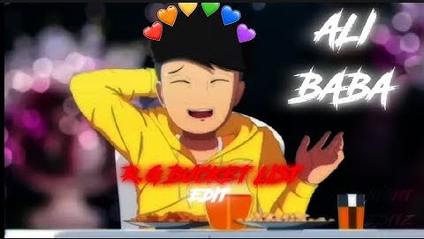 ALI BABA - @RGBucketList EDIT || RG BUCKET LIST ATTITUDE STATUS || RG BUCKET LIST WHATSAPP STATUS