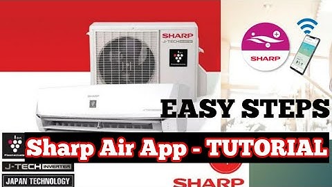 Sharp Air APP - Tutorial. Easy steps. J-Tech Inverter