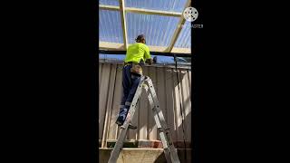 How to install outdoor roller blinds ( Bistrol blinds) cafe blinds step by step Australia